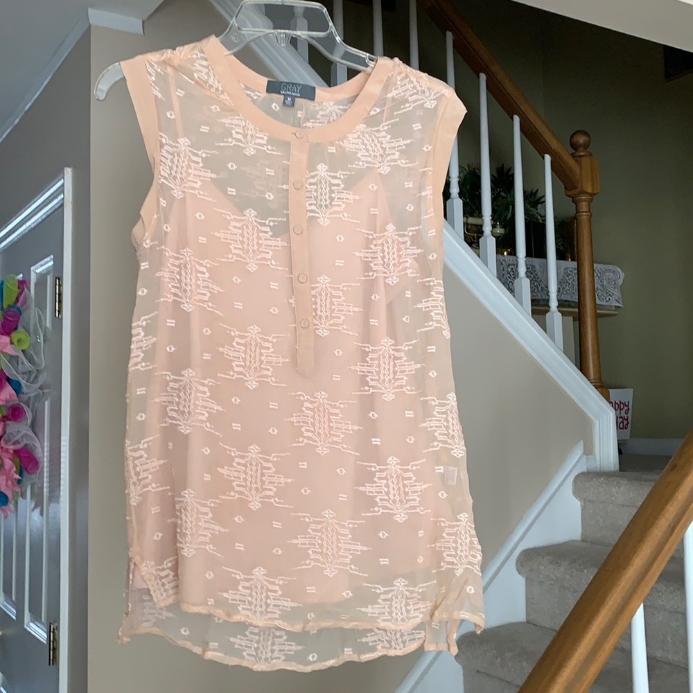 GRAY Saks Fifth Avenue top